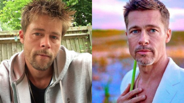 Primero fue albañil, pero aprovechó su parecido con Brad Pitt para hacer otra carrera
